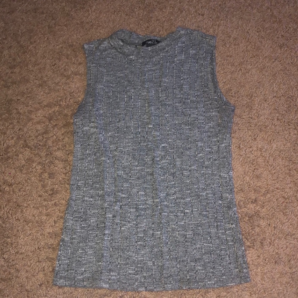 Sleeveless sweater!